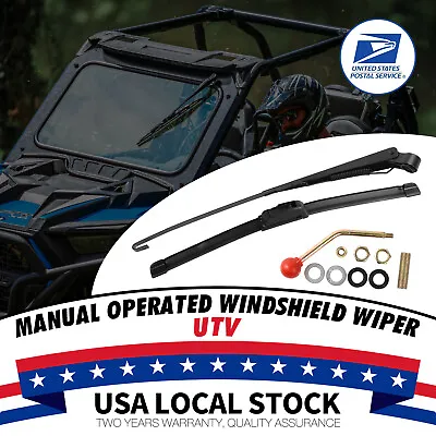 Universal Manual Wiper Accessories Manual Windshield Wipe Set Replacement Kit • $10.99