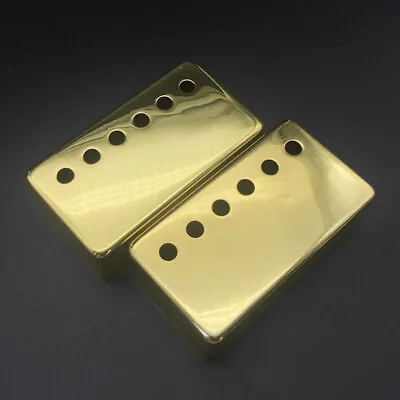 $11.45 • Buy 2 PACKS Copper Gold Humbucker Guitar Pickup Cover 50mm USA