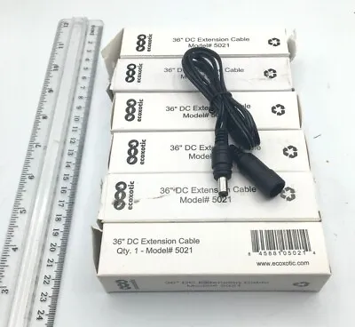 Ecoxotic Lot Of 6 36  DC Extension Cable Model 5021 NIB Free Shipping • $49