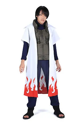 Halloween Cosplay Costume Namikaze Minato Ninja Outfit V1 US Size Kid - XXXL • $96.98