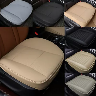 Luxury Leather Car Seat Cover Front Bottom Seat Chair Comfort  Cushion Protector • $16.90