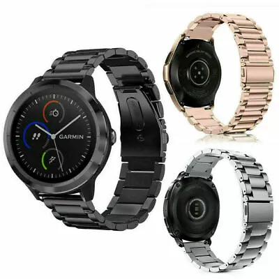 Stainless Steel Band Strap For Garmin Vivoactive3 Vivomove HR Forerunner 645 • $15.99