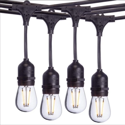 $21.82 • Buy 48-Ft Vintage-Style Waterproof Outdoor LED String Lights – Hanging