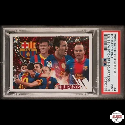 PSA 9 Lionel Messi 2013 Panini Colecciones Este Equipazos #12 FC Barcelona SSP • $100