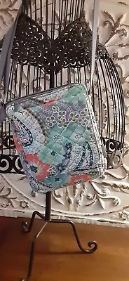 Vera Bradley Hipster Crossbody Purse CITRUS PAISLEY RFID TECHNOLOGY  • $50