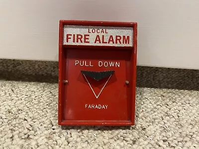 Vintage Faraday 10123-1 Fire Alarm Pull Station Rare Conventional • $48.99