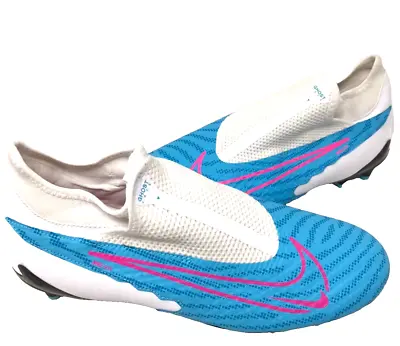 Nike Men's PhantomGX Academy DF FG Blue/pink Lace Up Soccer Cleats Size:9 139o • $66.49