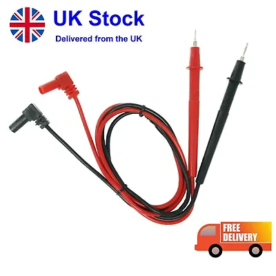 Banana Plugs Pair Of Red Black Multi Meter Probe Test Lead 71cm - NEW FOR 2024! • $3.72