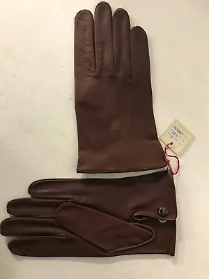 Dents Men's Unlines Nappa Tan Leather Gloves Size 10 • £39