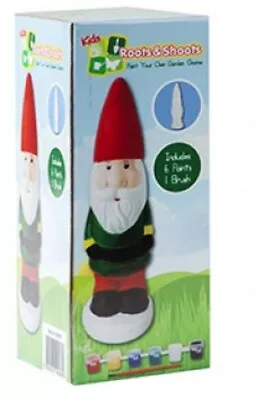 Paint Your Own Garden Gnome - Arts And Crafts Set - Garden Crafts - New • £6.99