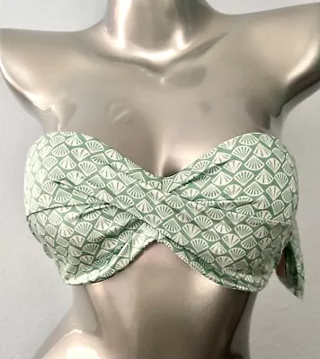 Victorias Secret Nwt Twist Front Shell Knockout Strapless Bandeau Bikini Top • $19.99