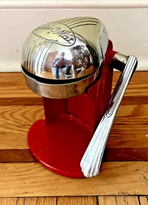 Vintage Single Action Juice O Mat Red Chrome Rival Mfg Art Deco Style Juicer • $0.99