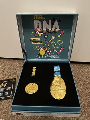 Jurassic Park Genetics Division Service Award Medal Collectors Box BNIB NEW • $77.43