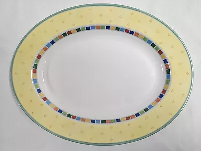 Villeroy & Boch Twist Alea Limone Oval Serving Platter 14  Server Minty! • $24.99