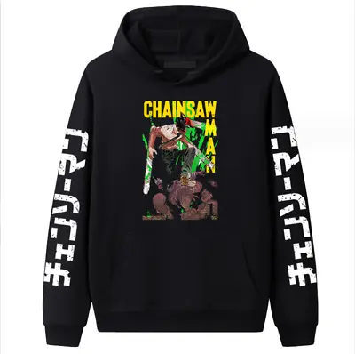 Anime Chainsaw Man Hoodie Pullover Men Women Causal Fleece Sweater Hooded • £27