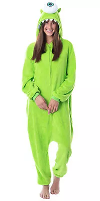 Disney Monsters Inc Adult Mike Wazowski Kigurumi Costume Union Suit Pajama • $42.95