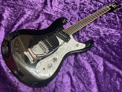 Mosrite RG-1966 Black Made In Japan Solid Body Electric Guitar • $1127