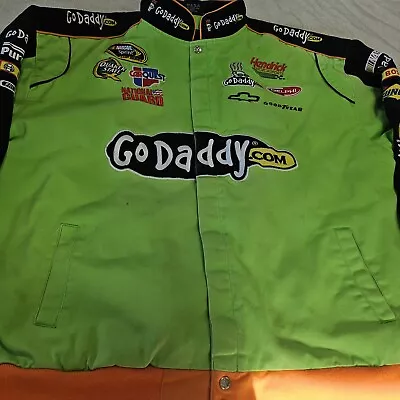 Mark Martin Go Daddy Chase Authentics Jacket NASCAR Hendrick Motorsports 3XL • $72.23