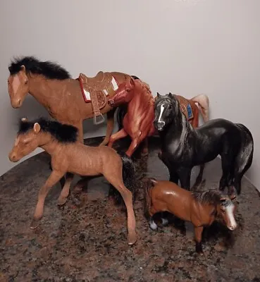 Vintage Mixed SchleichBreyer Model Horse Figures Lot • $25