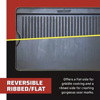 Reversible Pre-seasoned Cast Iron Griddle & Griddle Cooking Surface 16  X 24  • $128.99