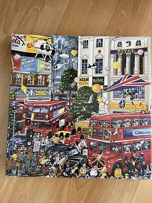 1000 Piece Jigsaw Puzzle Mike Jupp I Love LONDON • £4.95