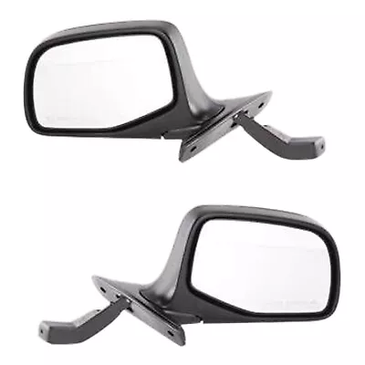 Manual Mirror Set Of 2 For 1992-1996 Ford F-150 Bronco Primed Manual Folding • $59.55