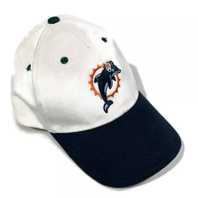 Vintage Sports Specialties Miami Dolphins Adjustable Hat White Cap NFL Football • $14.40
