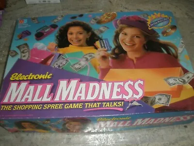 Vintage Milton Bradley Electronic Mall Madness Shopping Spree Game 1996 Complete • $76.49