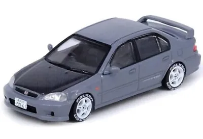 Inno 1/64 HONDA CIVIC Si Ferio EK Model Car -CEMENT GREY- • $23.99