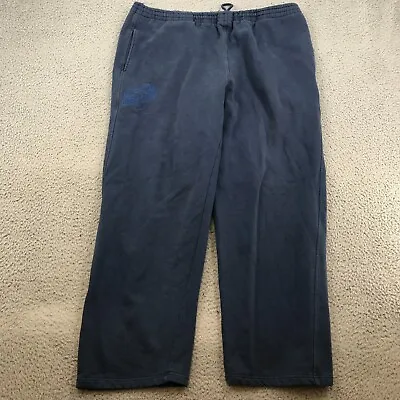 Vintage FOX Racing Sweatpants Adult Large Blue Graphic Straight Leg Mens 45192 • $19.99