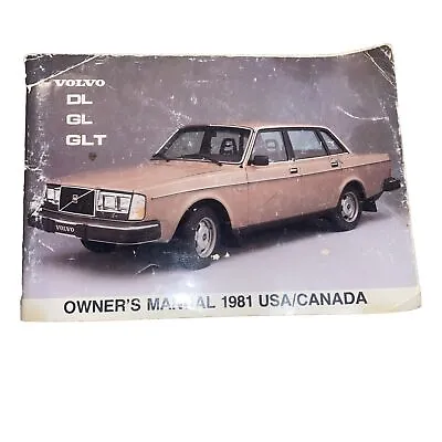 Volvo 240 Owners Manual 1981 USA/Canada • $14.99