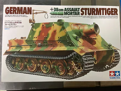 German 38cm Assault Mortar Sturmtiger By Tamiya In 1/35 Scale • $30