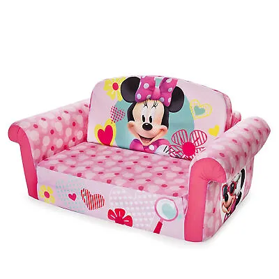 Marshmallow Furniture Kids 2-in-1 Flip Open Foam Compress Sofa Bed Minnie Mouse • $59.99