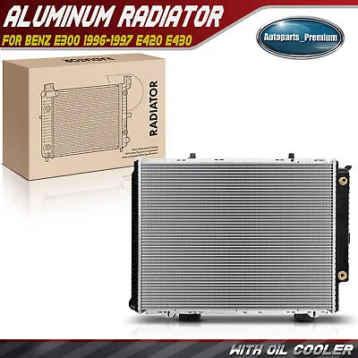 Radiator W/ Transmission Oil Cooler For Mercedes-Benz E300 1996-1997 E420 E430 • $177.99