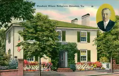 Postcard: Woodrow Wilson Birthplace Staunton Va. 46 • $5.95