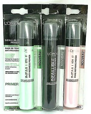 L'Oreal Infallible Primer Shots  Choose Your Finish • £6.99