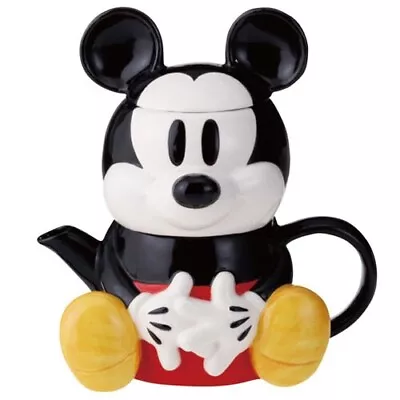 Disney Mickey Mouse Tea For One Teapot And Cup From Japan Boxed Gift NEW • $48.95