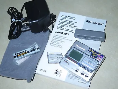 Panasonic SJ-MR200 Portable HiFi Stereo MiniDisc Recorder MiniDisc Walkman • £79.99
