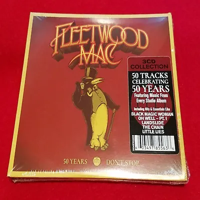 FLEETWOOD MAC - 50 Years Don't Stop - 3 CD Deluxe Edition - Greatest Hits • $35.95