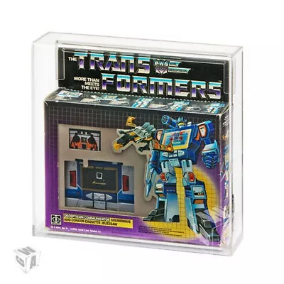 Acrylic Display Case - Boxed Hasbro Transformers G1 Soundwave MIB (TFC-005) • $39.50