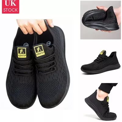 Lightweight Safety Trainers Boots Shoes Steel Toe Cap Men Women Work Boots UK • £20.95