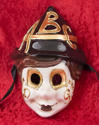 Mask From Venice Pinocchio Abc Carnival Venetian Fancy Dress Child 2449 • $113.67