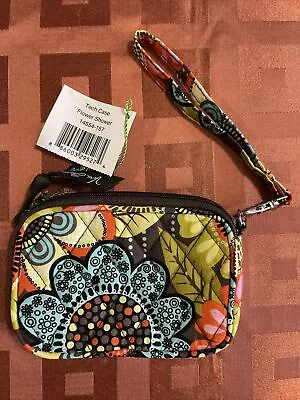 Vera Bradley Flower Shower Tech Case Small Zip Floral Purse NWT! A4740 • $19.99