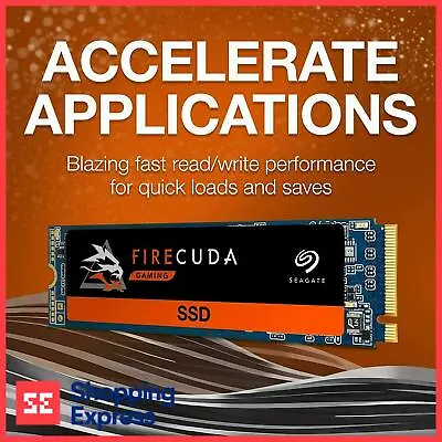 $149 • Buy Seagate FireCuda 510 M.2 SSD 1TB 2TB 500GB PCIe Internal Solid State Drive