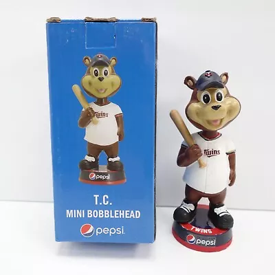 Minnesota Twins Bobblehead Bear 5 1/2  Baseball Mascot Pepsi Sports Souvenir • $12.88