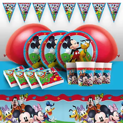 Mickey Mouse Party Tableware/Decorations Plates/Napkins/Cups/Tablecloth Mickey • $6.08