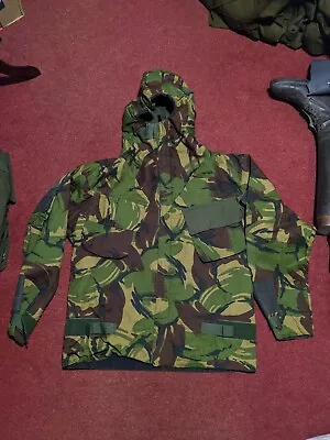 British Army 80s Vintage Woodland DPM Camouflage NBC No.1 Mk IV Protective Smock • £8