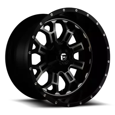 1 New  Gloss Silver Fuel Wheels  Crush D561 20x10 5-139.70/150  (112054) • $457