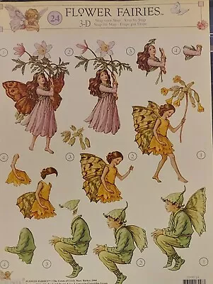 STUDIOLIGHT FLOWER FAIRIES No.24 A4  3d Step By Step Decoupage Sheet Not Die-cut • £0.99