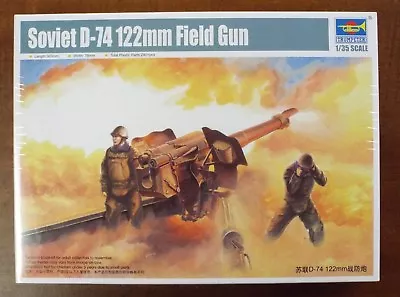 1/35 Soviet D74 122mm Field Gun Cold War Trumpeter #02334 Shrink Wrapped MISB • $32.99